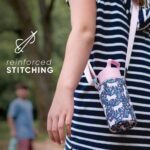 Simple Modern Kid's Water Bottle Carrier Sling with Adjustable Strap | Bottle Holder Crossbody Bag for Walking, Hiking and School | Summit Collection | Unicorn Fields - Image 6