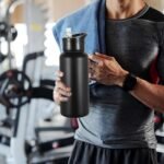 VEGOND 32 oz Insulated Water Bottle Stainless Steel Metal Water Bottles with Leak Proof Straw Lid & Spout Lid, Wide Mouth Double Walled Vacuum Travel Sports Bottle, Black - Image 7