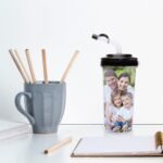 Thermo-Temp 20 oz. Create Your Own Travel Tumbler with Bendy Straw in Black - Image 5