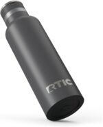 RTIC 20oz Journey Water Bottle Ceramic Lined Metal Stainless Steel Vacuum Insulated, BPA Free, Reusable, for Water, Hot and Cold Drinks, Travel, Sports, Camping, Graphite - Image 8