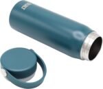 BUILT Cascade Double Wall Vacuum Insulated Stainless Steel Wide Mouth Water Bottle with Comfort Grip and Carry Handle Lid, 20 ounces - Image 3