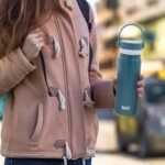 BUILT Cascade Double Wall Vacuum Insulated Stainless Steel Wide Mouth Water Bottle with Comfort Grip and Carry Handle Lid, 20 ounces - Image 6