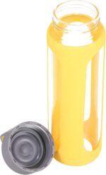 Lock & Lock I-Band Heat-Resistance Glass Water Bottle, 17 oz (Yellow) - Image 3
