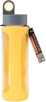 Lock & Lock I-Band Heat-Resistance Glass Water Bottle, 17 oz (Yellow) - Image 5
