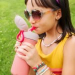 S'well Stainless Steel Kids Pop Top Traveler, 14oz, Pink Taffy, Triple Layered Vacuum Insulated Container Keeps Drinks Cold for 24 Hours, Leakproof, BPA Free, Easy Carrying On The Go - Image 4