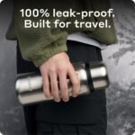 BOBBER 34 oz Vacuum Insulated Stainless Steel Water Bottle with Removable Tea Infuser – Dishwasher Safe, Keeps Drinks Hot for 40 Hours – Triple Walled Coffee Thermo for Hot Drinks (Matte) - Image 4