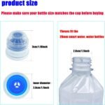 28 mm Push Pull Replacement Caps Colorful Flip Cover Plastic Soda Water Bottle Tops Replacement Lids for Smart Bottles, 28 mm Sport Bottle Cap,30 PCS - Image 3