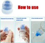 28 mm Push Pull Replacement Caps Colorful Flip Cover Plastic Soda Water Bottle Tops Replacement Lids for Smart Bottles, 28 mm Sport Bottle Cap,30 PCS - Image 4