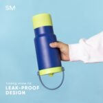 Simple Modern Easter Trek Pivot | 24oz Kids Flip Straw Tumbler with Handle & Silicone Boot | Gifts for Kids | Insulated Water Bottle Stainless Steel Cup | School Travel Jug | Easter Bunnies - Image 5