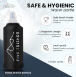 Running Vest with Water Bottle – Lightweight, Breathable Designed Reflective Hydration Vest with 6 Pockets – Adjustable Running Backpack for Men & Women, Ideal for Marathon - Image 6