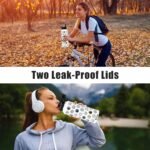 40 oz National Parks Water Bottle with Stickers,Insulated Stainless Steel Water Bottle with 2 Lids,Straws,Silicone Boot,Waterproof Stickers,Travel Vacuum Sealed Metal Bottle,Leak Proof (White) - Image 6