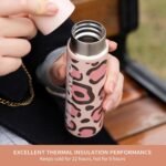 Rhinolife Mini insulated Small LeakProofWater Bottle 5 oz Lunchbox Pocket Slim Flask Vacuum Portable Skinny Reusable Stainless Steel Hydroflask Thermos - Image 7