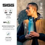 SIGG - Shield Therm- Stainless Steel Insulated Water Bottle - Carbonated Drinks, Leakproof, BPA Free, Recycled, 25, 34Oz - Image 3