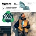 SIGG - Shield Therm- Stainless Steel Insulated Water Bottle - Carbonated Drinks, Leakproof, BPA Free, Recycled, 25, 34Oz - Image 5