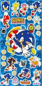 Sonic The Hedgehog Water Bottle Bundle - Video Game School Supplies Set with 20 Oz Drinking Cup, Stickers, More | Sonic Water Bottle for Kids, Boys, Girls - Image 4