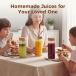 16oz Round Glass Juice Bottles with Lids, 6 Pack Reusable Juice Containers with Bamboo Lids, Glass Juicing jars with 4 Straws & 2 Airtight Lid with Hole for Drinking - Image 6