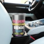 BRENDA Personalized Women's Gift Custom BRENDA Stainless Steel Insulated Tumbler - Image 7