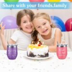 Sieral Team Gifts for Employees Thank You Tumbler Bulk Employee Christmas Appreciation Gifts for Coworkers Office Staff 12 oz Stainless Steel Tumbler with Lid and Straw(Novel Style,24 Pcs) - Image 4