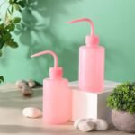 Lallisa 30 Pcs 250 ml Pink Tattoo Wash Bottle Narrow Mouth Squeeze Succulent Watering Bottles Water Squirt Lash Wash Rinse for Medical Lab Cleaning Washing - Image 5