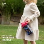 Simple Modern Disney Kids Tritan Plastic Summit Water Bottle | 12 oz BPA-Free Cup with Covered Leak Proof Straw Lid for Girls, Toddlers | Winnie the Pooh Floral - Image 6