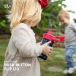 Simple Modern Disney Kids Tritan Plastic Summit Water Bottle | 12 oz BPA-Free Cup with Covered Leak Proof Straw Lid for Girls, Toddlers | Winnie the Pooh Floral - Image 8