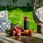 Le'raze Premium 20oz Glass Tumbler Cup Straw Bamboo Lid Base Protective Silicone Sleeve BPA Free Growler Water Bottle Reusable Drinking Glasses Cup for Iced Tea Coffee Smoothie Black - Image 3