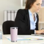 HASLE OUTFITTERS 20oz Stainless Steel Tumblers Bulk, Insulated Travel Cup with Lid, Double Wall Vacuum Coffee Mug for Cold & Hot Drinks 1 Pack, Light Pink - Image 6