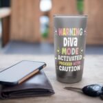 DIVA Personalized Women's Gift Custom DIVA Stainless Steel Insulated Tumbler - Image 7