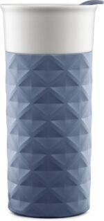 Ello Ogden BPA-Free Ceramic Travel Mug with Lid, Evening Blue, 16 oz - Image 4