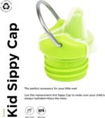 Klean Kanteen Classic Kid Sippy Cap - Lid Replacement for Kid Water Bottle - Easy Clean - Great for Outdoor Activities - BPA Free - Green - Image 3