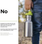 Klean Kanteen Classic Kid Sippy Cap - Lid Replacement for Kid Water Bottle - Easy Clean - Great for Outdoor Activities - BPA Free - Green - Image 4
