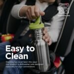 Klean Kanteen Classic Kid Sippy Cap - Lid Replacement for Kid Water Bottle - Easy Clean - Great for Outdoor Activities - BPA Free - Green - Image 6