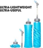 HydraPak UltraFlask Speed (500ml or 600ml) - Collapsible Soft Flask Water Bottle for Hydration Vests and Running Packs with Easy Open Cap - Image 6