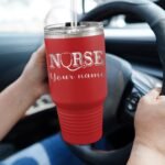 Personalized 30 oz Tumbler with Handle & Straw Gift - Custom Engraved Name & 45+ Designs Choose, Premium Stainless Steel, Spill-Proof Lid for Coffee, Double-Wall Insulated by iProducts US. (Red) - Image 7