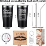 Grifarny Chaos Coordinator Tumbler Mug, Christmas Thank You Gifts for Men, Employee Teacher Appreciation Gifts, Boss Day Gift, Gift for Coworker, Administrative Assistant, Supervisors, Secretary - Image 3