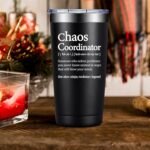 Grifarny Chaos Coordinator Tumbler Mug, Christmas Thank You Gifts for Men, Employee Teacher Appreciation Gifts, Boss Day Gift, Gift for Coworker, Administrative Assistant, Supervisors, Secretary - Image 5