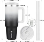 BJPKPK Insulated Tumblers With Handle And Straw 40 oz Stainless Steel Tumbler Cups With Lid,Day And Night - Image 4