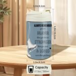 Ice Skate Gifts Skating Lover 17.5oz (500ml) Stainless Steel Water Bottle with Silicone Straw and Carry Handle Portable Thermal Mug Sport Skater Gift (Bottle-Skate AL) - Image 3