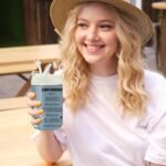 Ice Skate Gifts Skating Lover 17.5oz (500ml) Stainless Steel Water Bottle with Silicone Straw and Carry Handle Portable Thermal Mug Sport Skater Gift (Bottle-Skate AL) - Image 6