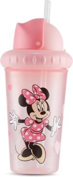 Disney Toddler Sippy Cups for Boys and Girls | 10 Ounce Sippy Cup Pack of Two with Straw and Lid | Durable Leak Proof Travel Water Bottle for Toddlers - Image 3