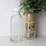 Fox Run Glass Classic Milk Bottle With Lid, 32 oz or 1 Quart Capacity - Image 3