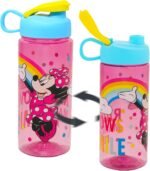 Disney Minnie Mouse Water Bottle Set - Bundle with 16.5 Oz Tumbler for Home, School, Travel Plus More | Minnie Mouse Reusable Drinkware for Kids - Image 3