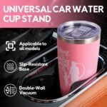 Birthday Gifts for Mom, Personalized Tumbler Engraved Merry Chrismas Present for Her,Women, Wife, Daughter, Sister - Thoughtful Gift Basket for Mothers Day,Pink - Image 5