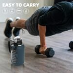 64oz Glass Water Bolttles Half Gallon Large Motivational Water Bottle with Time Marker Sports Water Bottles with Silicone Sleeve and Handle Lid Water Jug for Gym Workout-1 Pack - Image 7