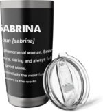 Sabrina Name Stainless Steel Insulated Tumbler - Image 4