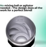 Shaker Bottle for Protein Mixes – Double Wall Stainless Steel, For Shakes, Smoothies, Cocktails –Leak-Proof, 26oz, Copper-Insulated Blender Cup, BPA-Free No Mixing Tools Needed, (Arctic Pearl) - Image 3