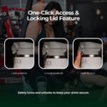 Shaker Bottle for Protein Mixes – Double Wall Stainless Steel, For Shakes, Smoothies, Cocktails –Leak-Proof, 26oz, Copper-Insulated Blender Cup, BPA-Free No Mixing Tools Needed, (Arctic Pearl) - Image 7