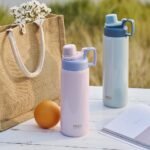 TYESO Insulated Stainless Steel Water Bottle With Spout Lid and Handle for Sports, Vacuum Insulated Sports Bottle with Easy-grip Handle, Leak-Proof (BLUE, 25 OZ) - Image 5