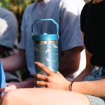 30oz Shark Tumbler with Handle and Flip Straw, Stainless Steel Insulated Cup, Travel Coffee Mug Water Bottle, Birthday Mothers Day Chritmas Gifts for Women Animal Lovers - Image 6