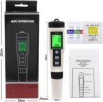 Upgraded 4 In 1 ORP TEMP Meter Digital Water Quality Tester & Hydrogen Generator Water Bottle With Backlight Water Quality Meter Tester 0-14.0 Measurement Range For Household Drinking - Image 5